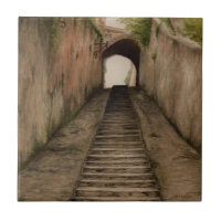 Italian Walkway ceramic tile coaster
