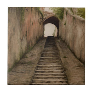 Italian Walkway ceramic tile coaster