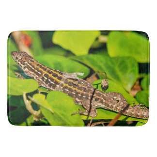 Italian wall lizard bath mat