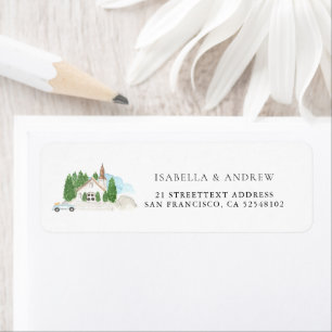 Italian Watercolor House Wedding 