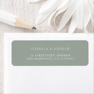 Italian Watercolor House Wedding  Address