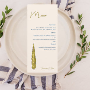 Italian Wedding Menu 
