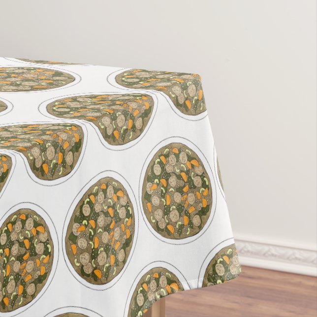 Italian Wedding Soup Bowl Supper Food Cuisine Tablecloth (In Situ)