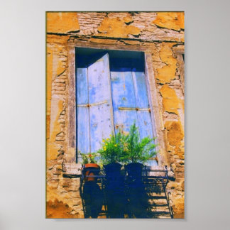 Italian Window Poster