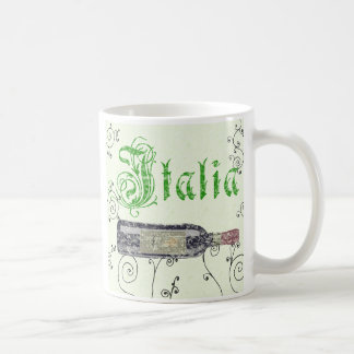 Italian Wine Bottle Coffee Mug
