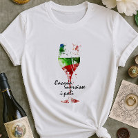 Italian Wine Lover Shirt | Stylish Vino Graphic