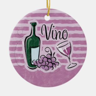 Italian Wine Ornament