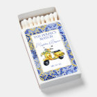 Italian Yellow Blue Tiles Scooter Lemons Wedding