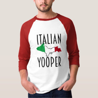 Italian Yooper Baseball t-shirt
