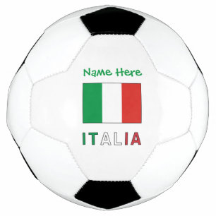 Italiana Bandiera Italia Flag Personalised Football