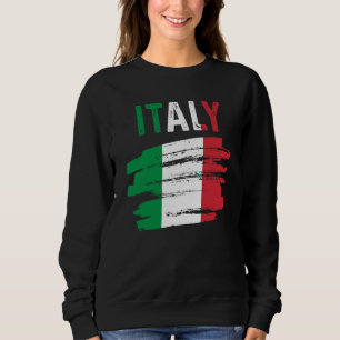 Italiano Pride Patriotic Italian Roots Italy Flag Sweatshirt