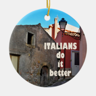 Italians do it better ceramic tree decoration