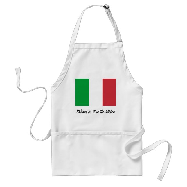 Italians do it in the kitchen apron (Front)
