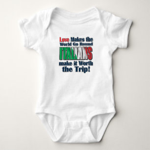 Italians Make the World Go Round Baby Bodysuit
