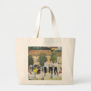 Italien Performers Laignes France . 2006 Large Tote Bag