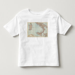 Italien sudliche Halfte, Map of South Italy Toddler T-Shirt