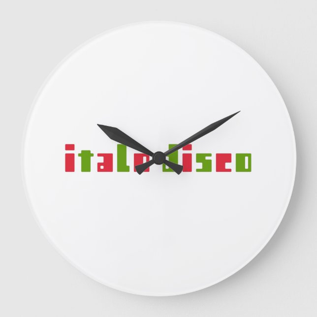 ITALO DISCO LARGE CLOCK (Front)