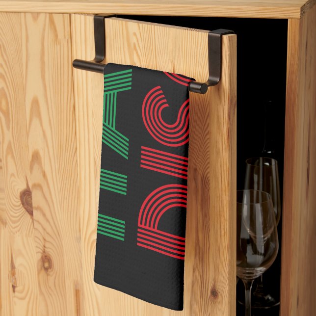 ITALO DISCO TEA TOWEL (Thirds Fold)