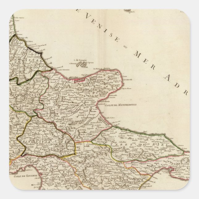 Italy 10 square sticker (Front)