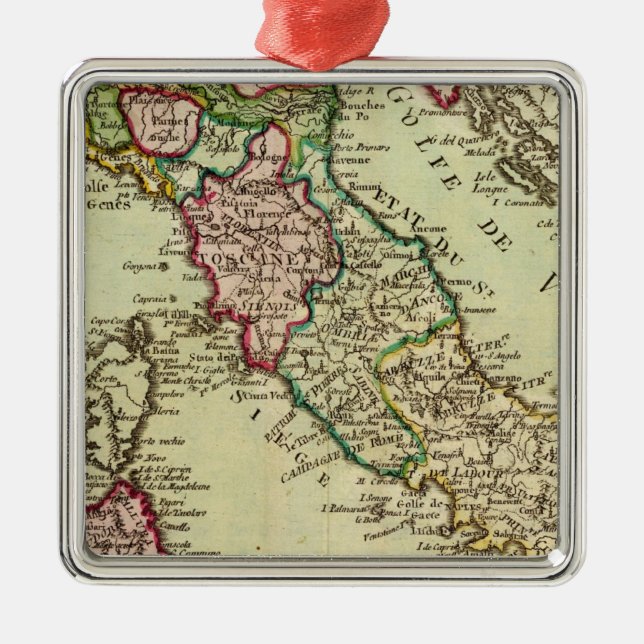 Italy 13 metal tree decoration (Front)