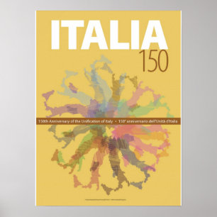 Italy 150th Anniversary of Unification Poster