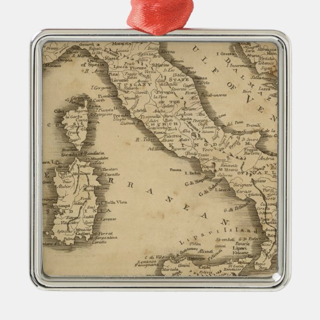 Italy 18 metal tree decoration (Front)