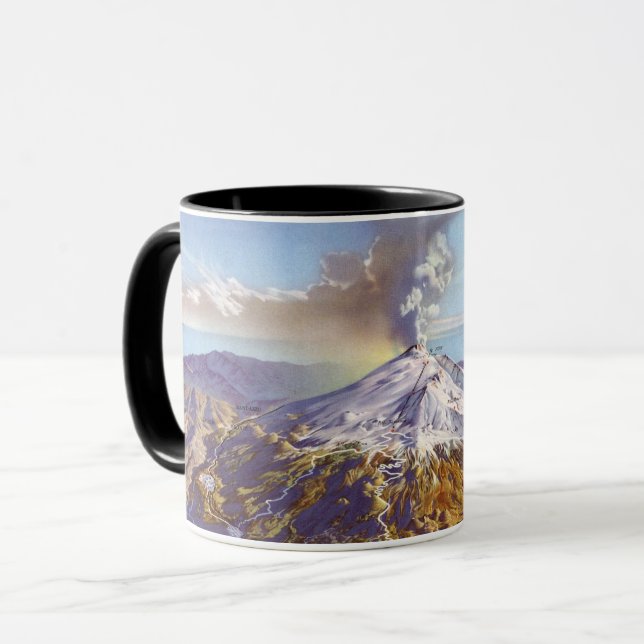 " Italy: 1956/heute Sizilien - Etna Panorama ... Mug (Front Left)