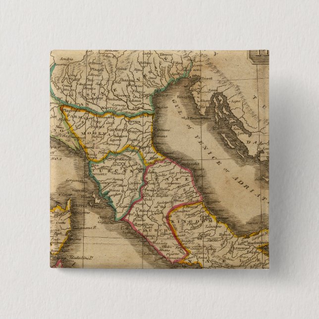 Italy 20 15 cm square badge (Front)