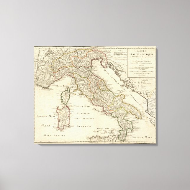 Italy 20 canvas print (Front)