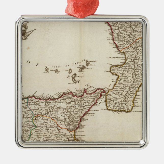 Italy 25 metal tree decoration (Front)
