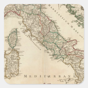 Italy 25 square sticker