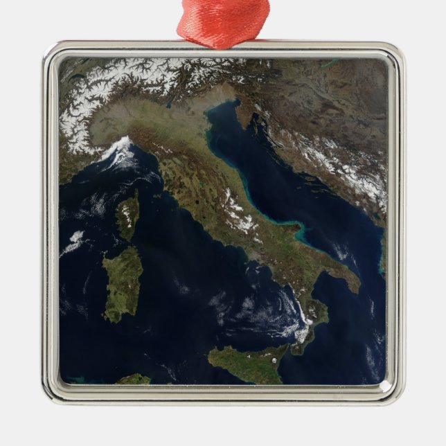Italy 3 metal tree decoration (Front)