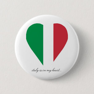 ITALY 6 CM ROUND BADGE