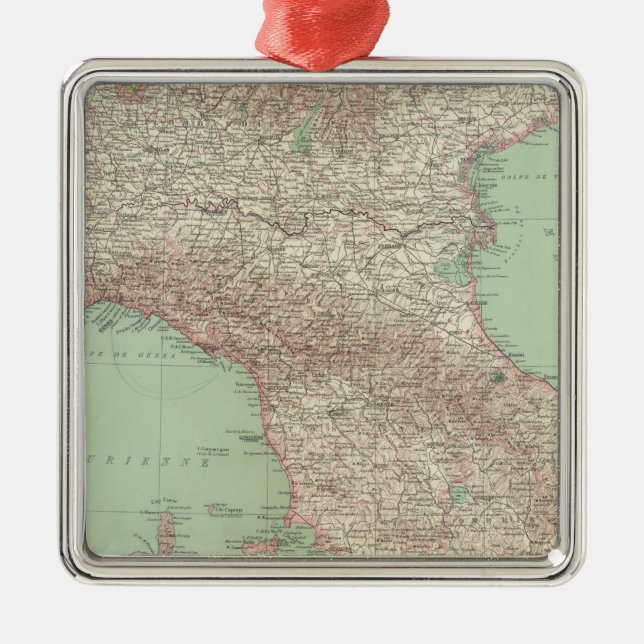 Italy 7 metal tree decoration (Front)