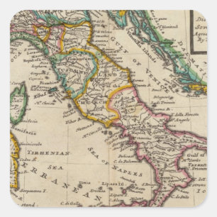 Italy 9 square sticker