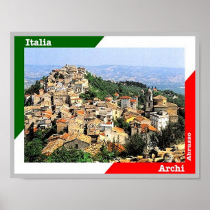 Italy - Abruzzo - Archi - Poster
