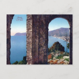 Italy, Alassio, View of the Mediterranean Postcard