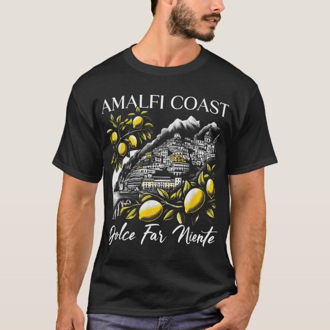  Italy Amalfi Coast Lemon Souvenier Italia T-Shirt (Front)