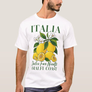 Italy Amalfi Coast Lemon Souvenier Italia T-Shirt