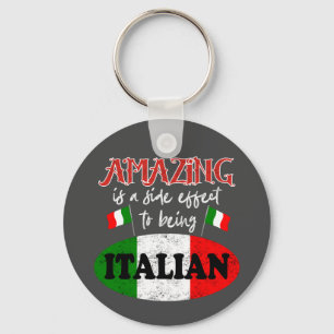 Italy Amazing Italian Proud Funny Sarcastic Humour Key Ring