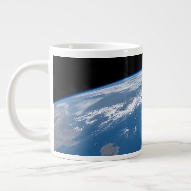 Italy And Its Island Sicily. Large Coffee Mug (Left)
