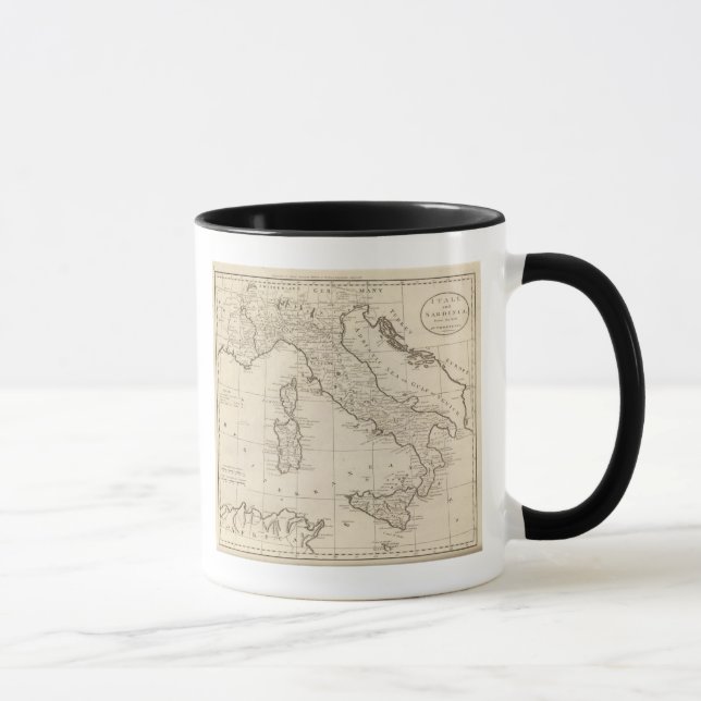 Italy, and Sardinia Mug (Right)