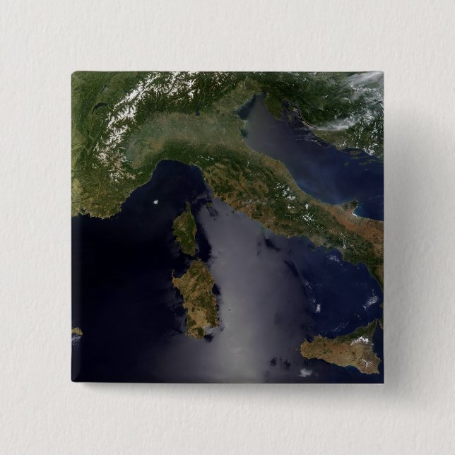 Italy and Southeast France 15 Cm Square Badge (Front)