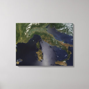 Italy and Southeast France Canvas Print