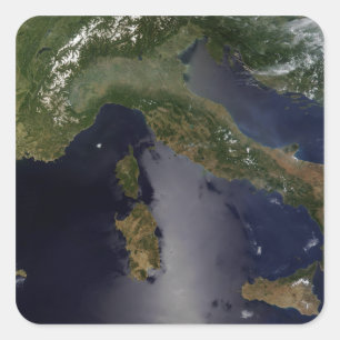 Italy and Southeast France Square Sticker