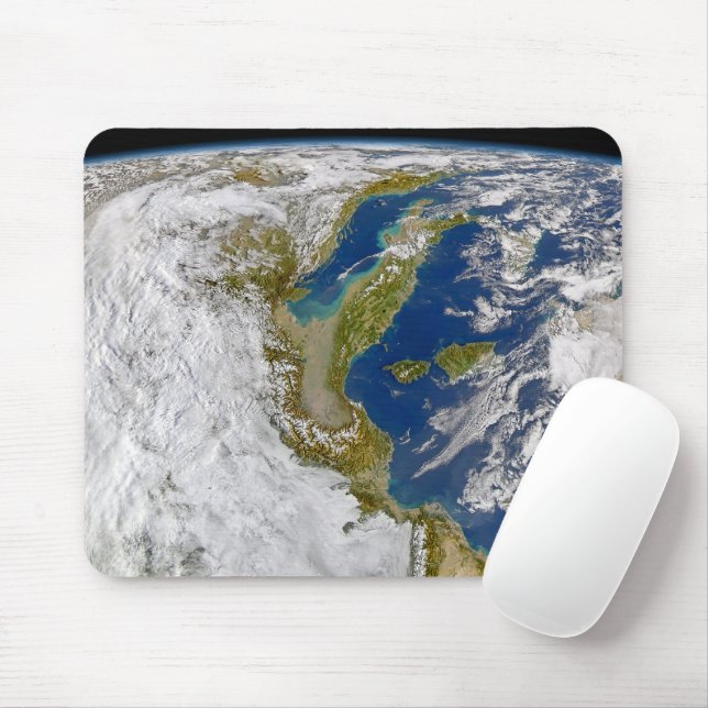 Italy And The Adriatic Sea. Mouse Mat (With Mouse)