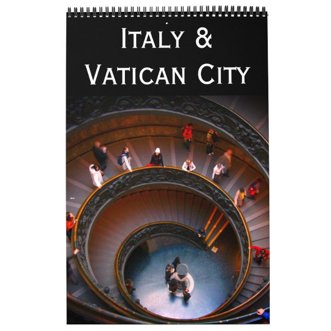 italy and vatican city calendar (Cover)