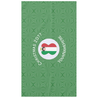Italy Angel Christmas Flag Personalise Horizontal Tablecloth