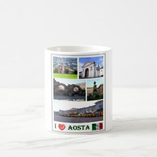 Italy - Aosta Valley - Aosta - I Love - Coffee Mug