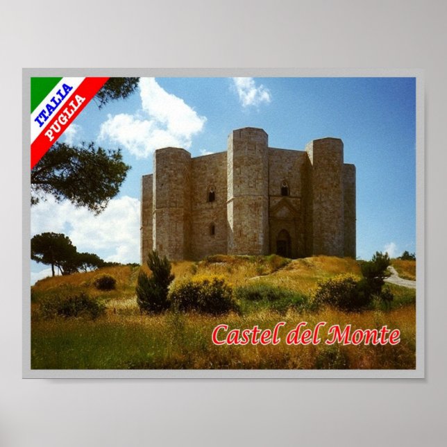 Italy - Apulia - Castel del Monte - Poster (Front)